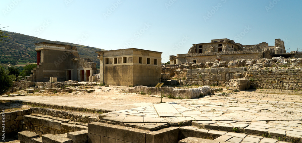 The ruins of Knossos
