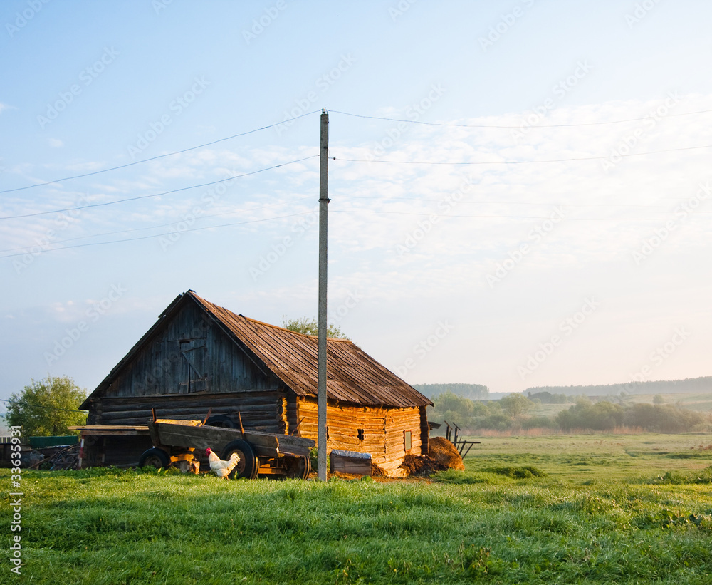Naklejka premium rural landscape