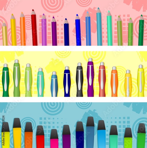 Banner colori seamless