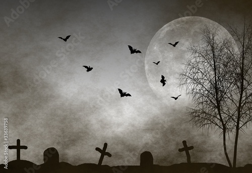 Halloween night background