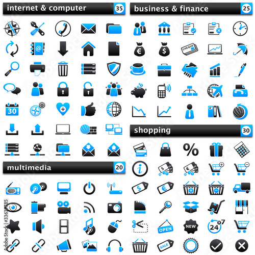 pack Icons I blue