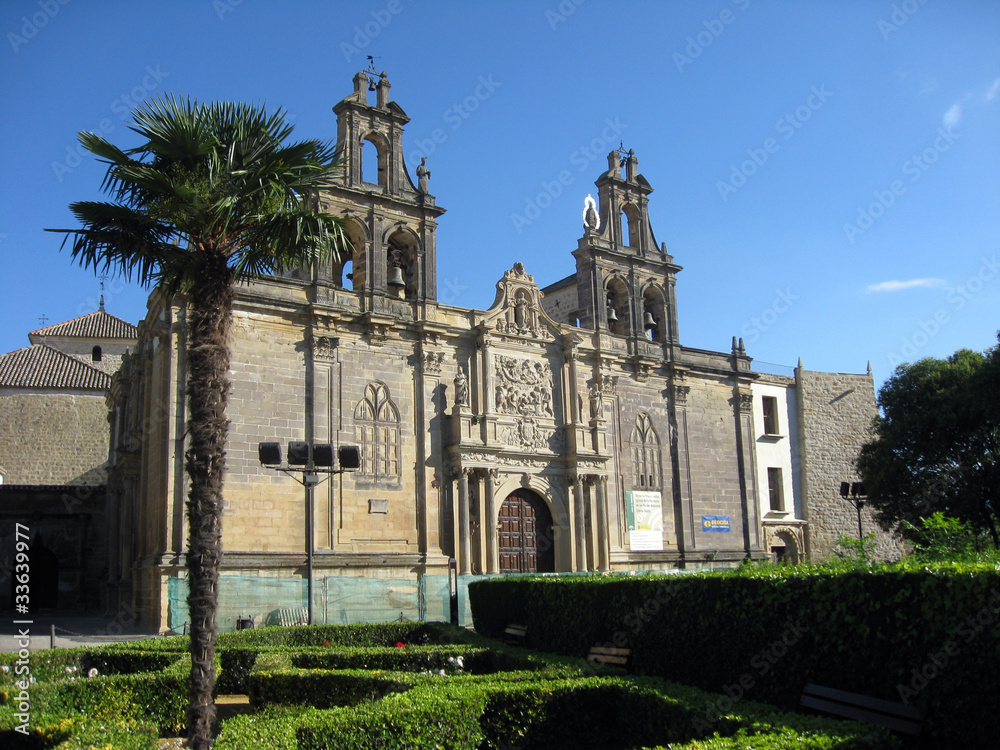 Sta Maria church  in Ubeda Jaen province Spain Europe