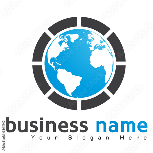 logo globe terrestre