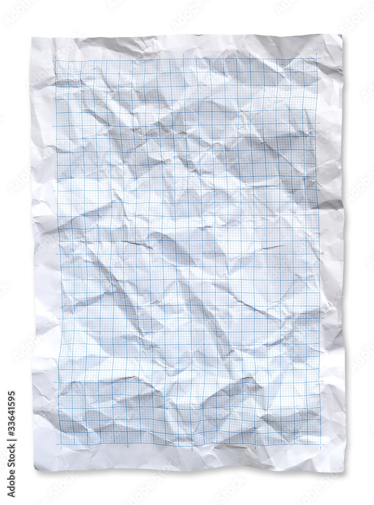 Wrinkled Blue graph paper. Wrinkled Blue graph paper.