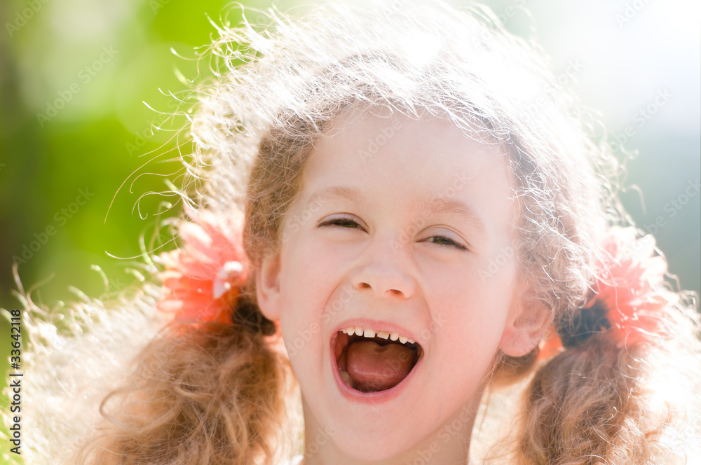 beautiful little girl laughing beautiful little girl laughing