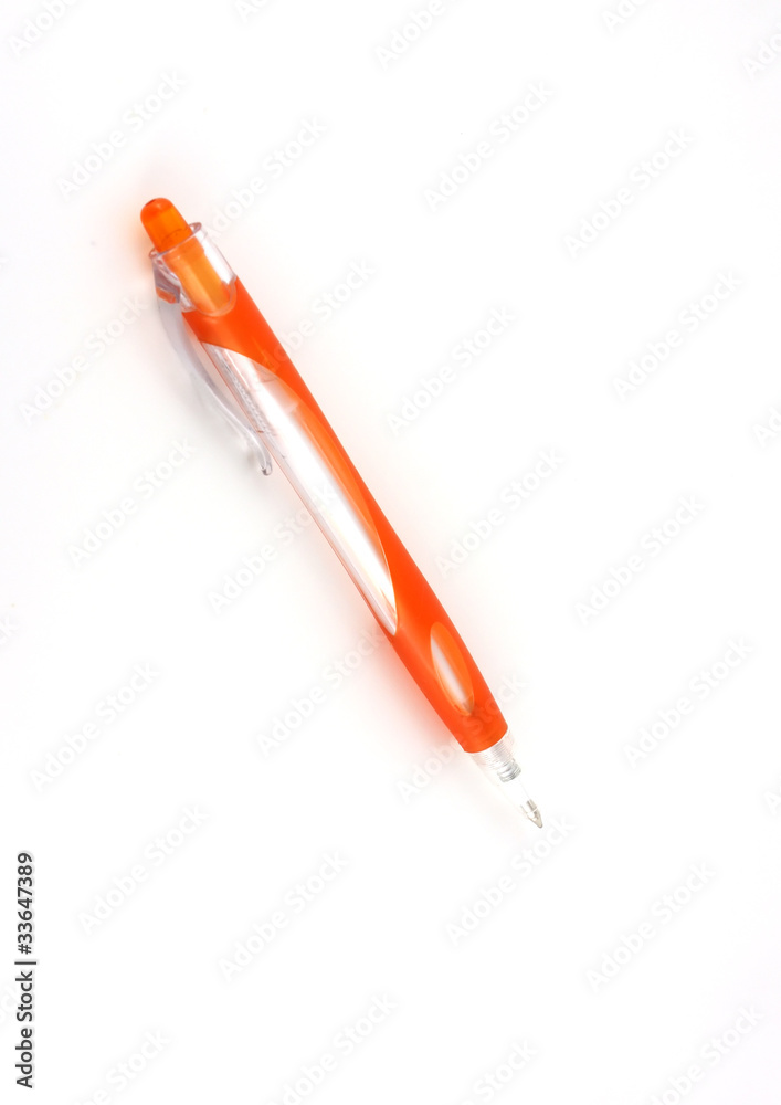 Orange ball-point pen Orange ball-point pen