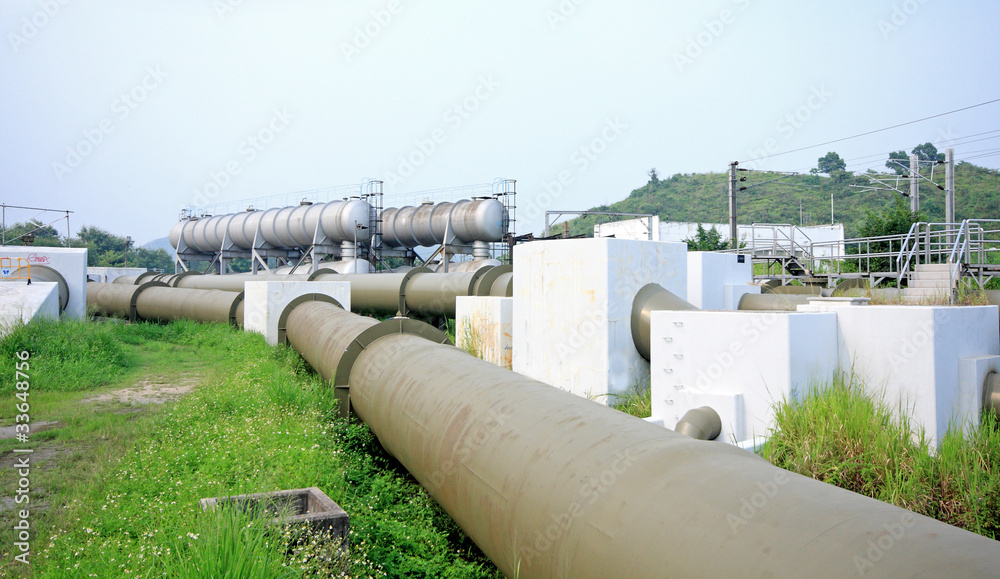 Fototapeta premium gas pipe line