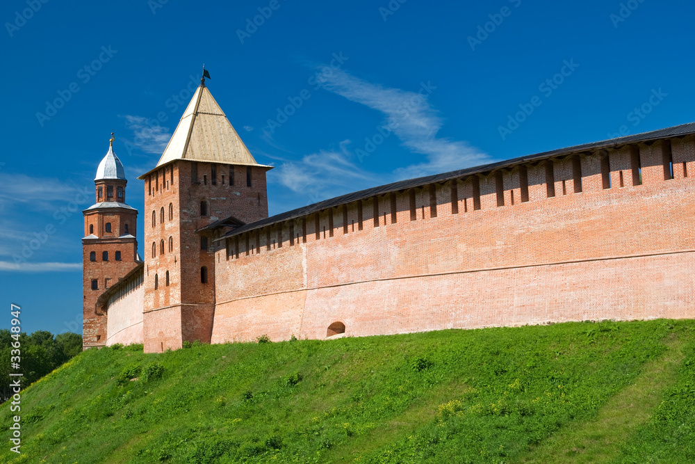 Башни Княжая и Кокуй. Новгородский кремль