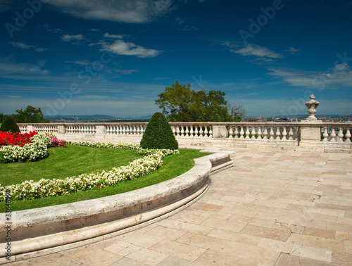 Nice view from the castle of Budapest, Hungary
