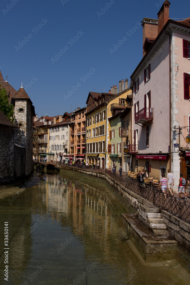 Le Thiou, canal de la Vieille Ville d'Annecy