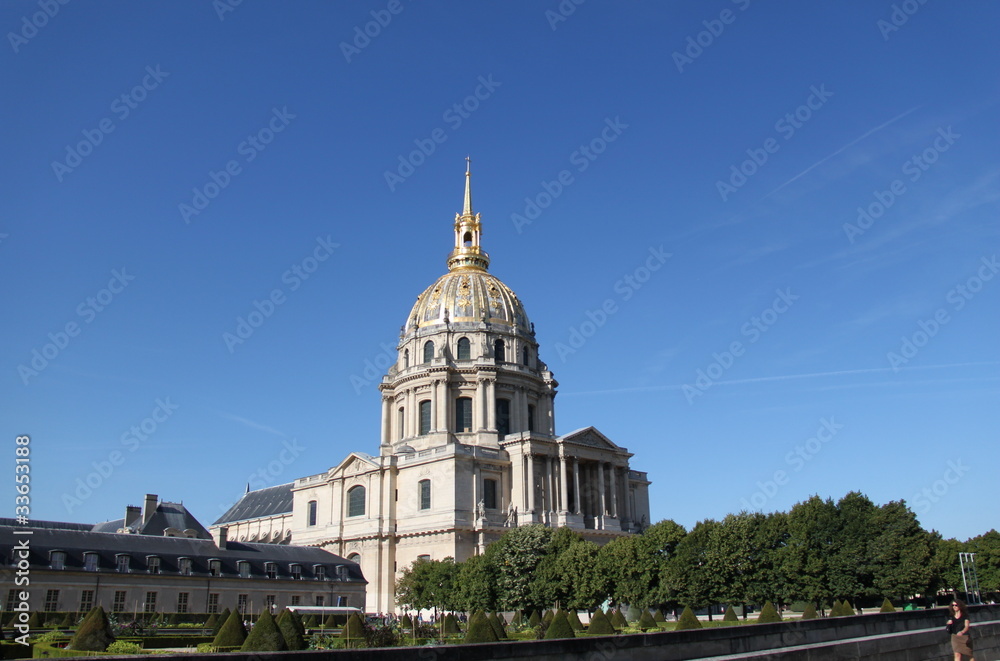 Les Invalides, tombeau de Napoléon à Paris