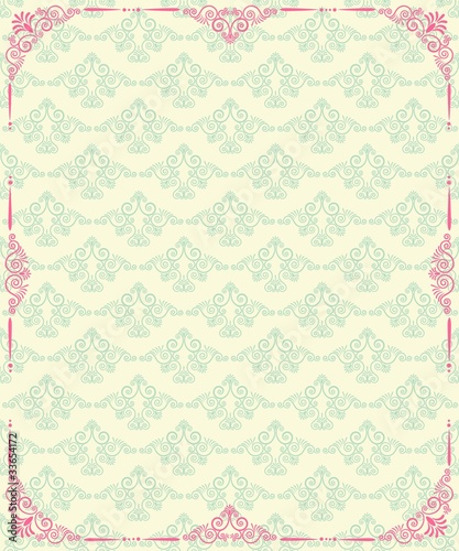 Vintage tapestry background. Vector
