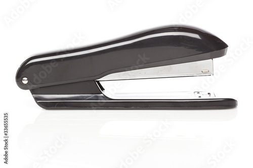 A black stapler