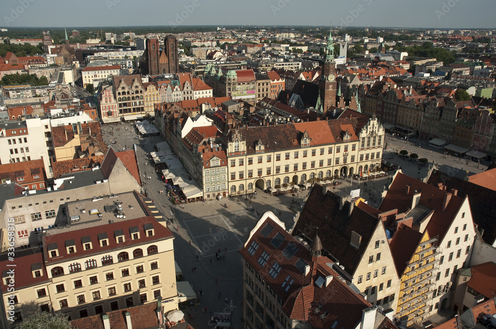 Obraz premium W sercu Wrocławia