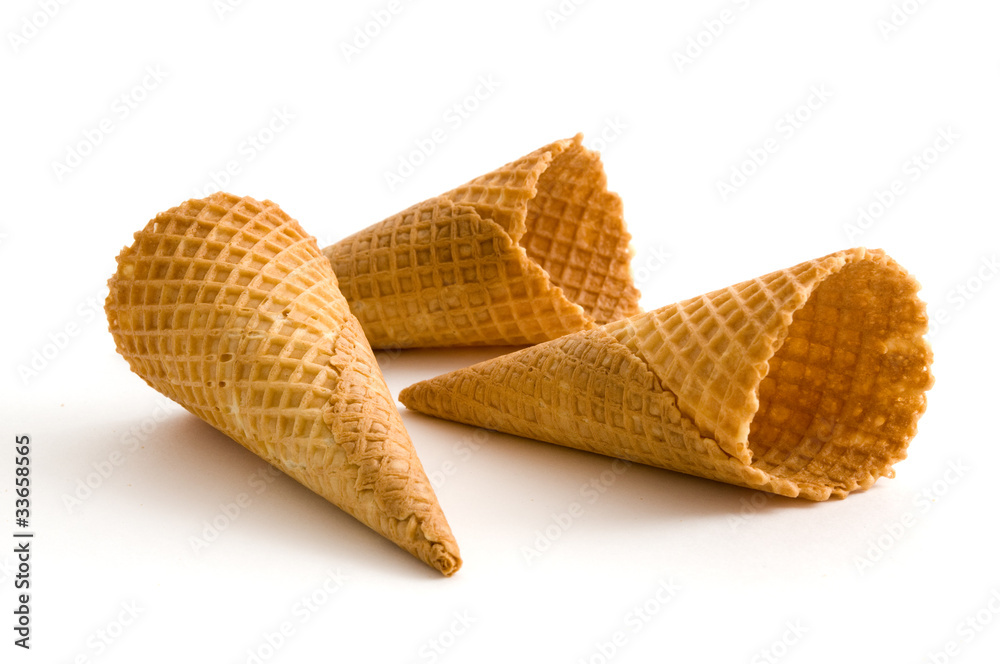 Waffel-Eistüten Waffel-Eistüten
