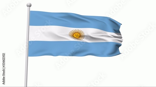 Fahne Argentinien PAL