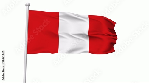 Fahne Peru PAL