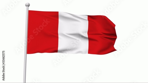 Fahne Peru NTSC