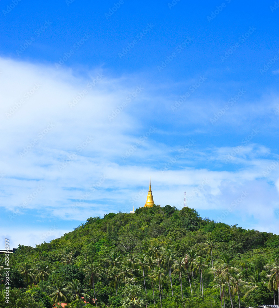 Pagoda on mountain