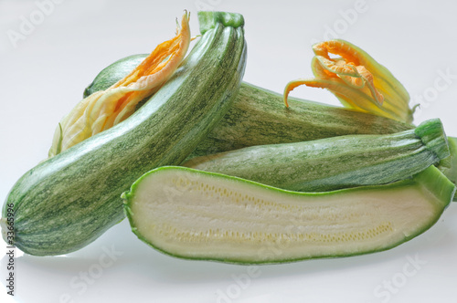 fiori di zucca e zucchine