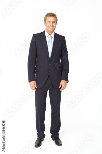 Portrait of business man in suit