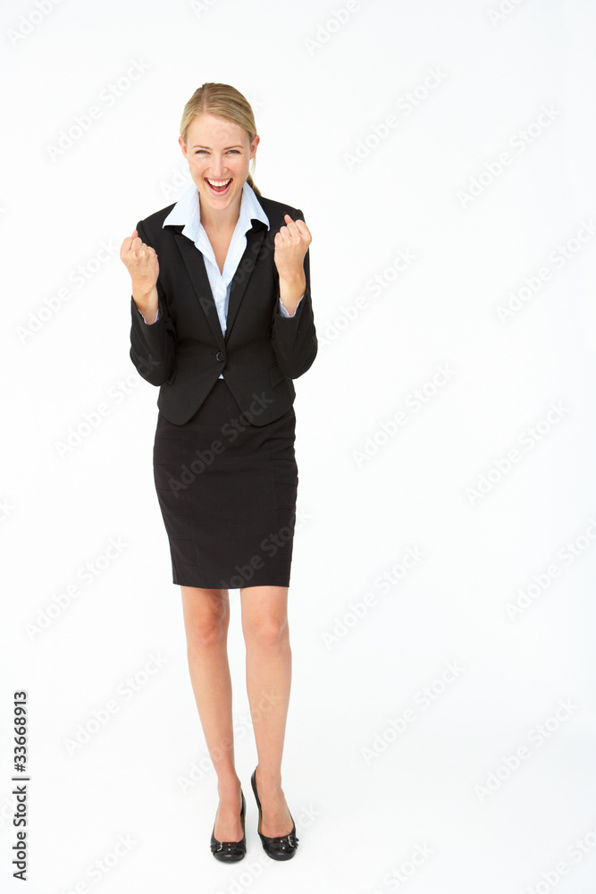 Portrait of business woman in suit Portrait of business woman in suit