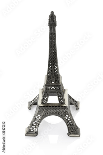 Eiffel tower isolated