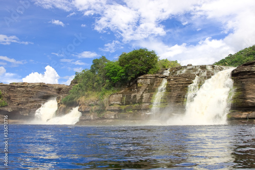 Waterfall at Canaima National Park photo