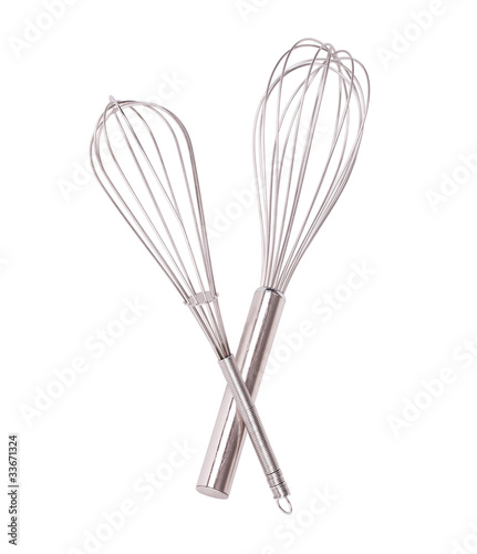 Whisk isolated on white background