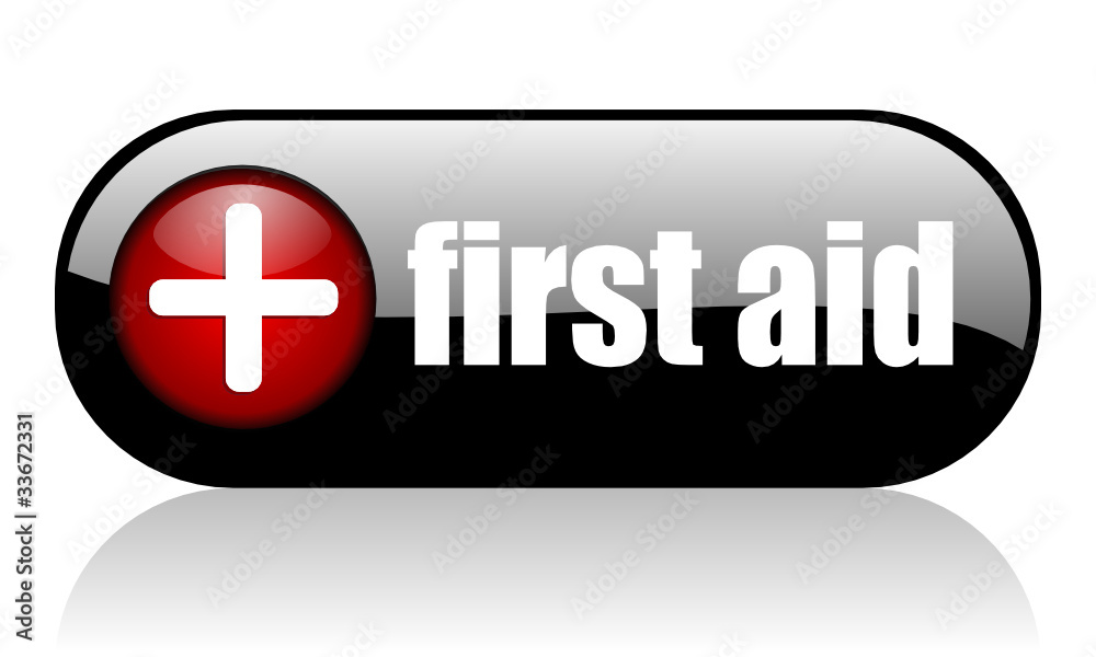 Obraz premium first aid banner