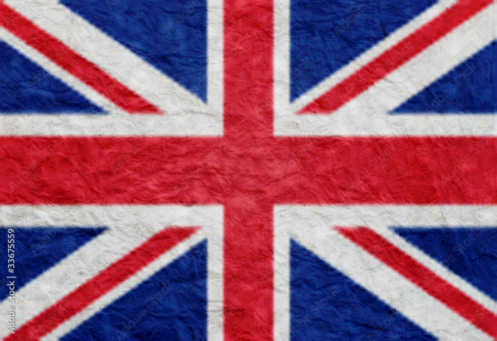 Fototapeta premium Paper style flag United_Kingdom