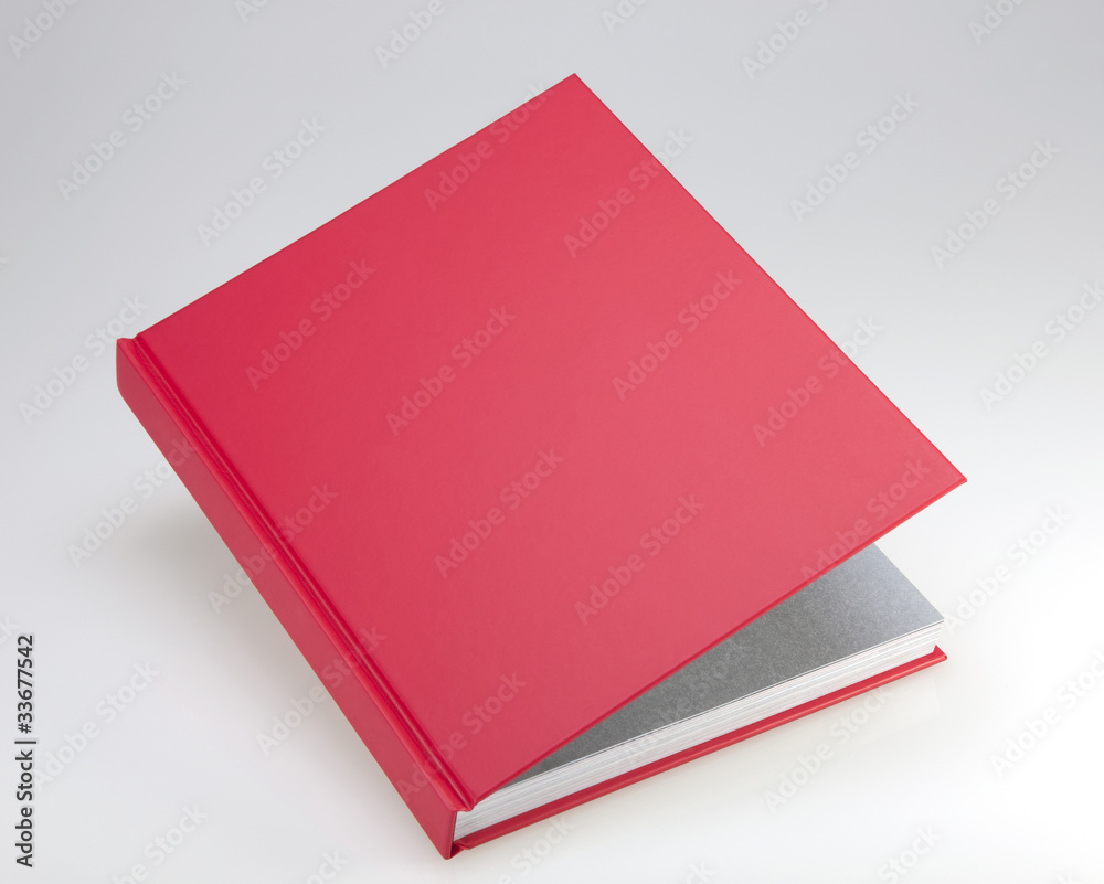 Red book with hard cover Red book with hard cover