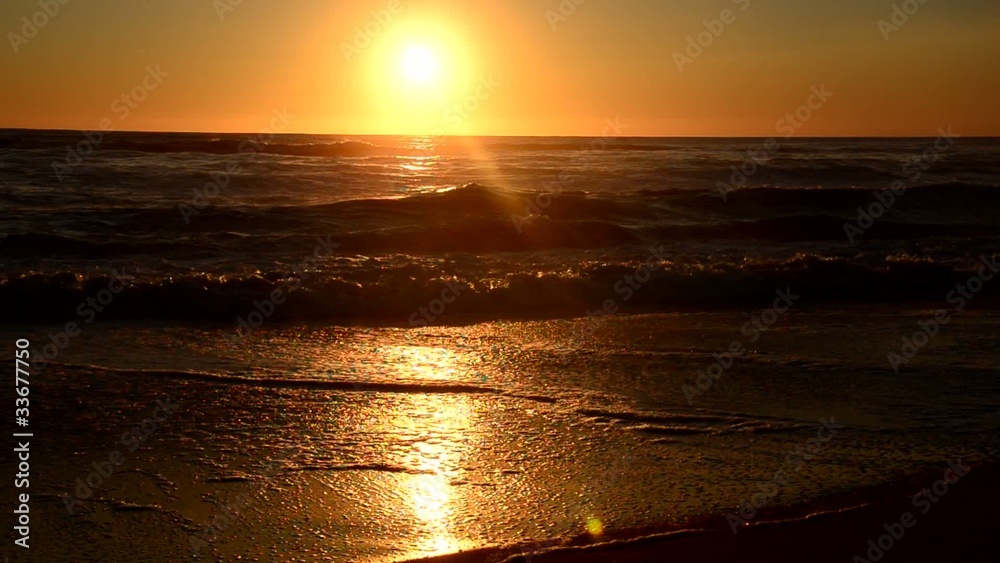 Mimizan plage - Landes - France / Coucher de soleil / Sunset