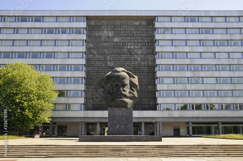 Karl-Marx-Monument, Chemnitz, Sachsen, Deutschland