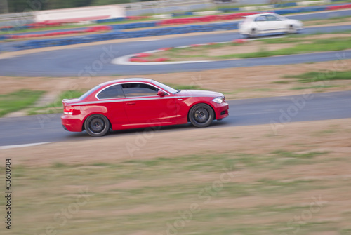 Fast car in a race © svand