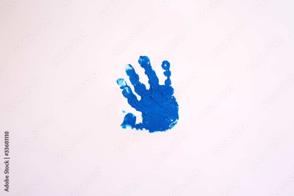 Handabdruck vom Baby Handabdruck vom Baby