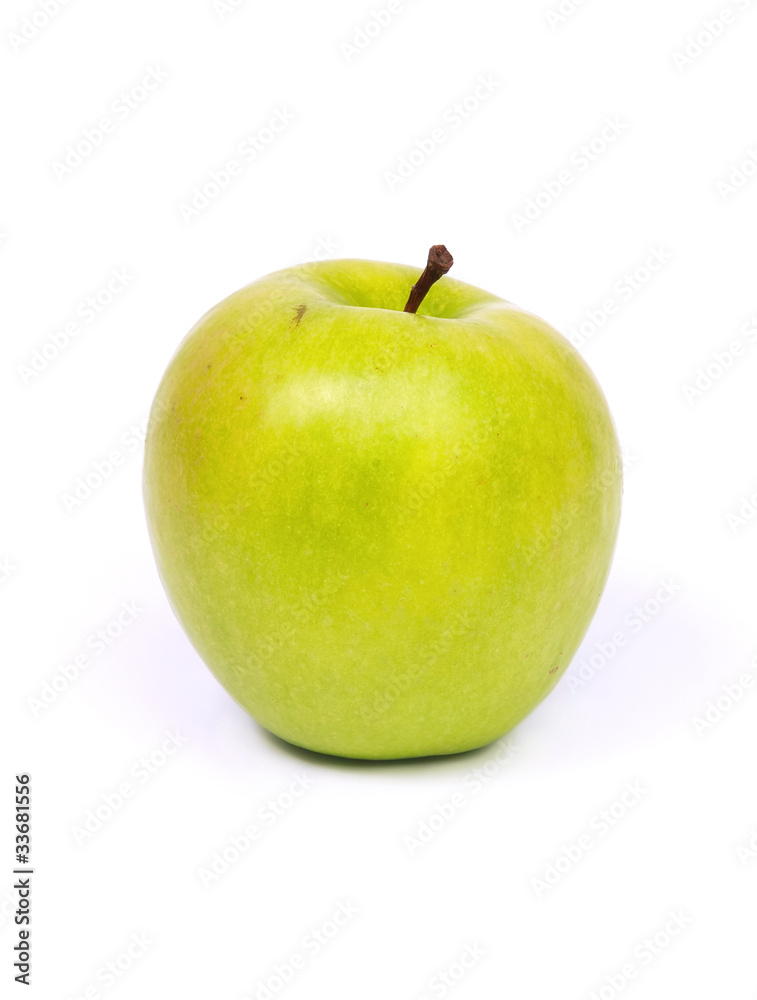 Зеленое яблоко.