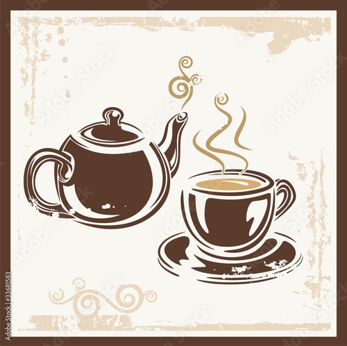 Tea Time Party Invitation Card