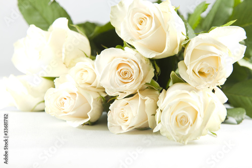 Bunch of white rose