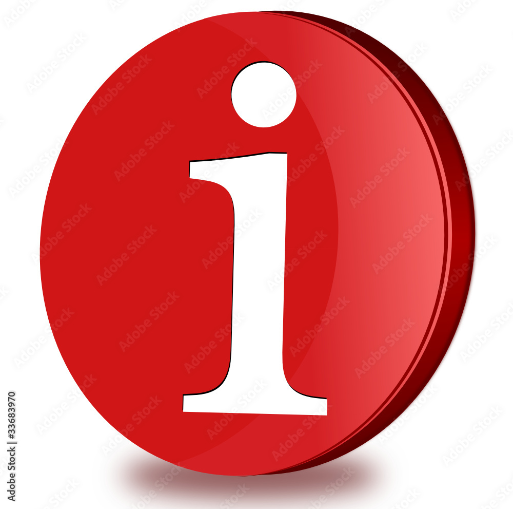 Info glossy icon