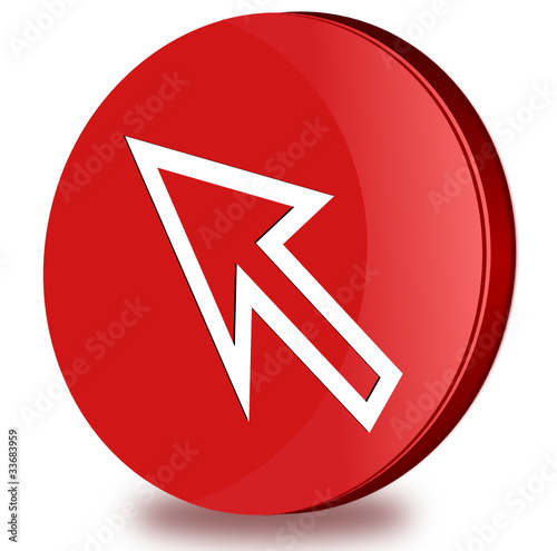 Crursor glossy icon