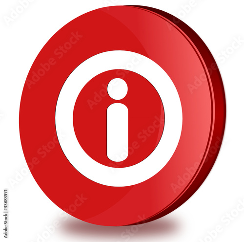 Info glossy icon