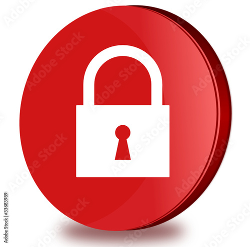Secutity glossy icon