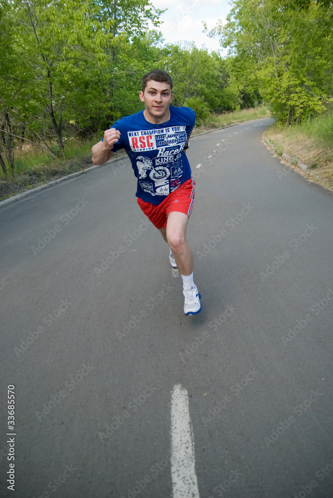 Fototapeta premium Sprinter
