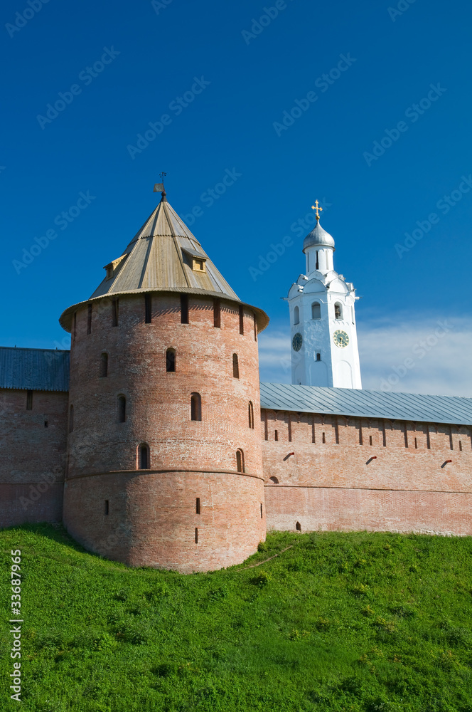 Федоровская Башня и Часозвоня. Великий Новгород