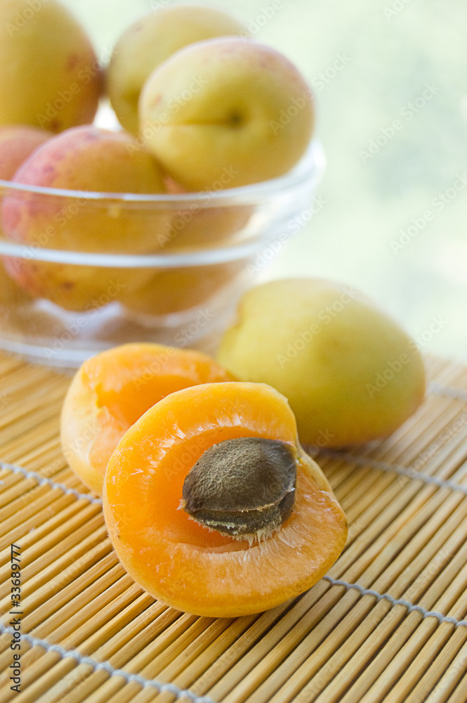 Fresh apricots