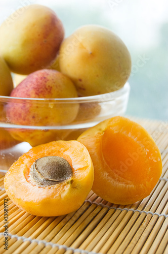 Ripe apricots