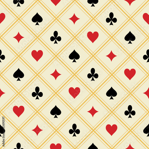 Card sign seamless