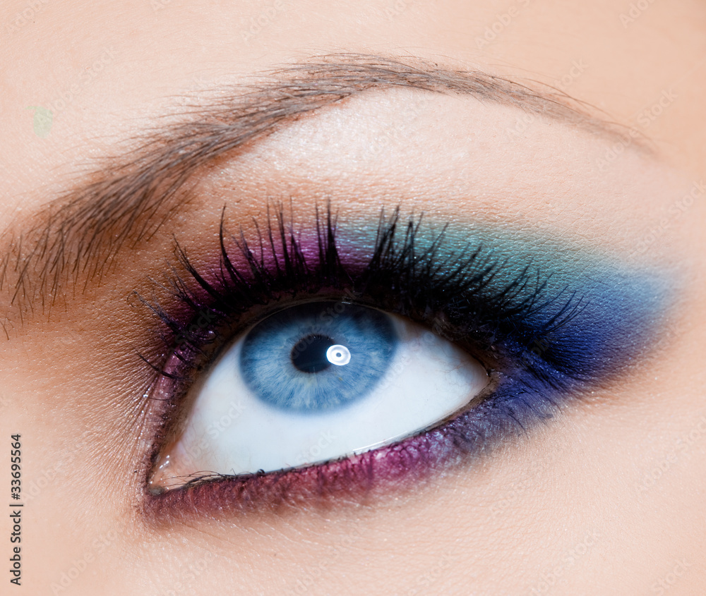 Fototapeta premium close-up of beautiful womanish eye