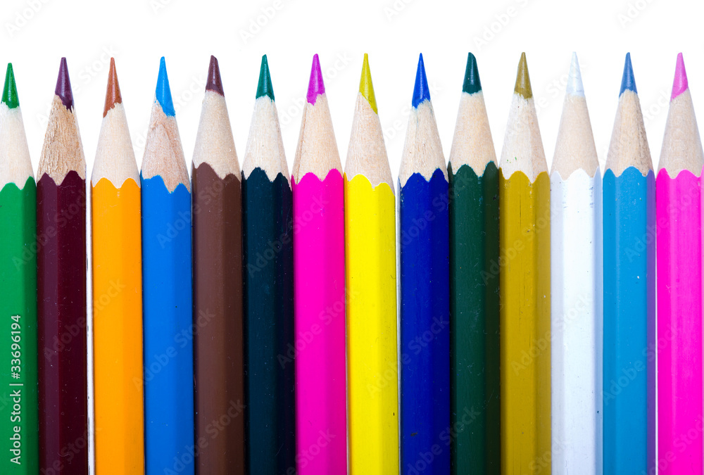 Color pencils background